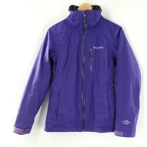 Columbia Omni Hear Interchange Women's Purple 2 in‎ One Coat Size XS